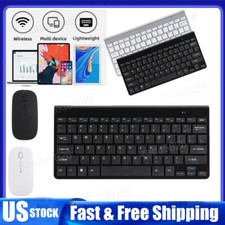 Mini Wireless Keyboard And Mouse Set Waterproof 2.4G For Mac Apple PC Computer