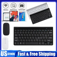 Mini Wireless Keyboard And Mouse Set Waterproof 2.4G For Mac Apple PC Computer