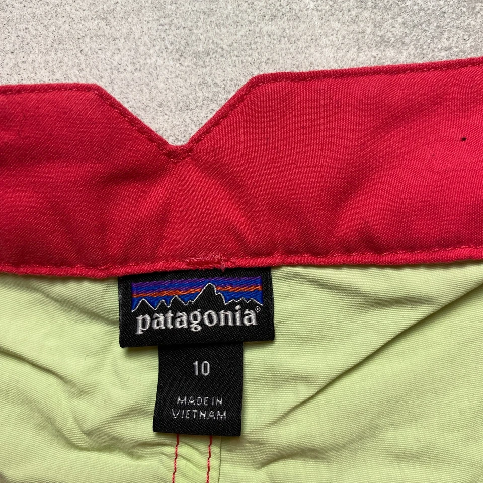 Patagonia Forries Shorey Board Shorts Niñas 10 Natación Rojo 67100 Poliéster SP17 Foto 4 de 4