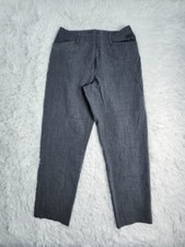 Lauren Ralph Lauren Women's Size 10 High Rise Virgin Wool Blend Gray Dress Pants