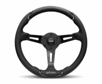MOMO GOTHAM 350mm Steering Wheel Leather GOT35BK0B 