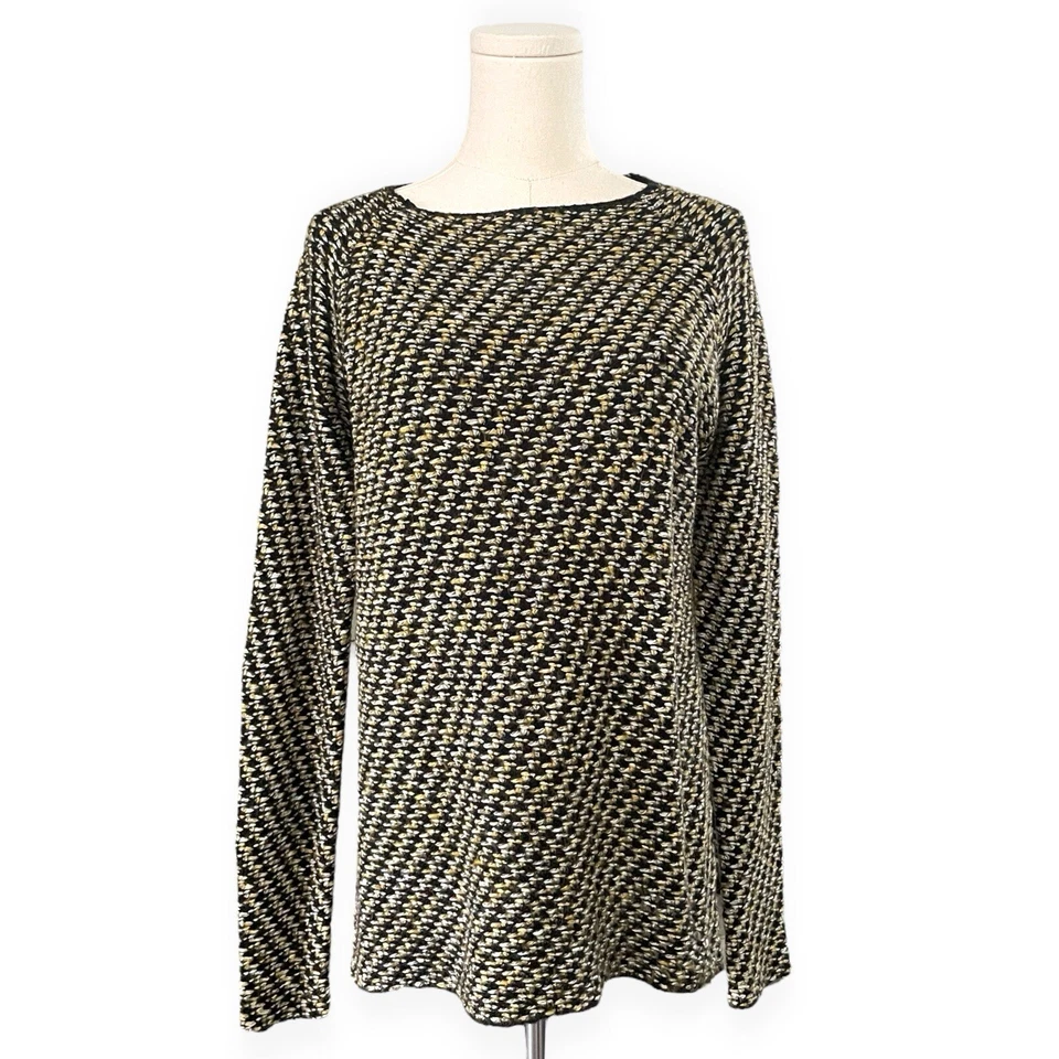 Suéter Zara Tejido Lana Espiga Mujer M Multicolor Oscuro Academia Grunge Grunge Grueso Foto 2 de 4