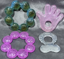 Munchkin Infantino Nuby Teethe-eez Massaging Baby Water Hand Teether