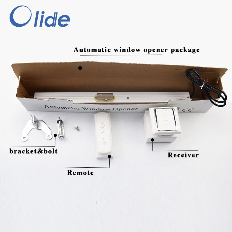 Actuador de motor abridor de ventanas de cadena eléctrico automático Foto 2 de 3
