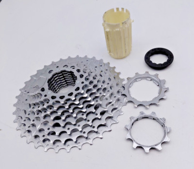 Microshift  Road Kassette Silber Fahrradzubehör Zahnkränze Radsport Bike Ersatz