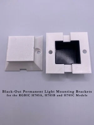 Blackout Brackets designed for Govee Permanent Outdoor Lights: RGBIC H705
