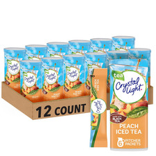 Crystal Light Drink Mix, 72 Pitcher Packets, for Flavorful Hydration and Shareab