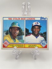 1982 Stolen Base Leaders: Rickey Henderson / Tim Raines #704