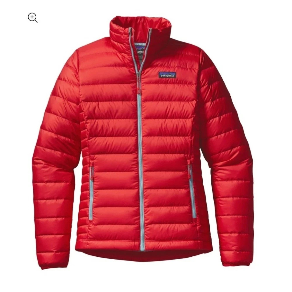 Patagonia Down Sweater Puffer Jacket Red Womens Size Medium