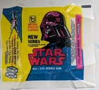 1977 Star Wars Trading Card Wrapper Darth Vader Original Kenner Ad Topps 1/2 Rip