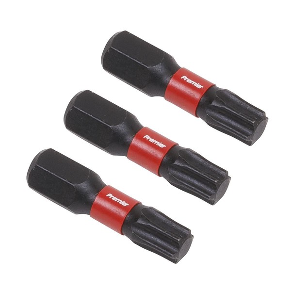 Sealey Trx-Star* T30 Schlagkraft Werkzeugbits 25Mm - 3 StüCk AK8220-image