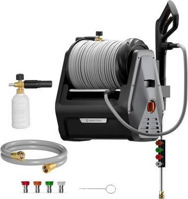 #ad Grandfalls Retractable Wall Mount Pressure Washer Plus Electric Power Washer $550.99