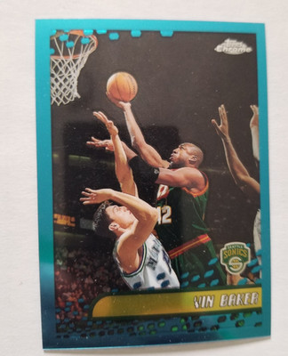 2001-02 Topps Chrome #81 Vin Baker Seattle SuperSonics