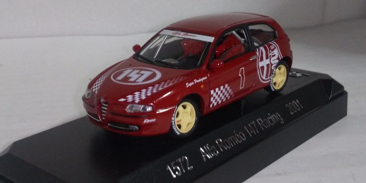 Alfa Romeo 147 Racing 2001 Early Model ◆ Solido 1/43 Scale Die-cast Car with
