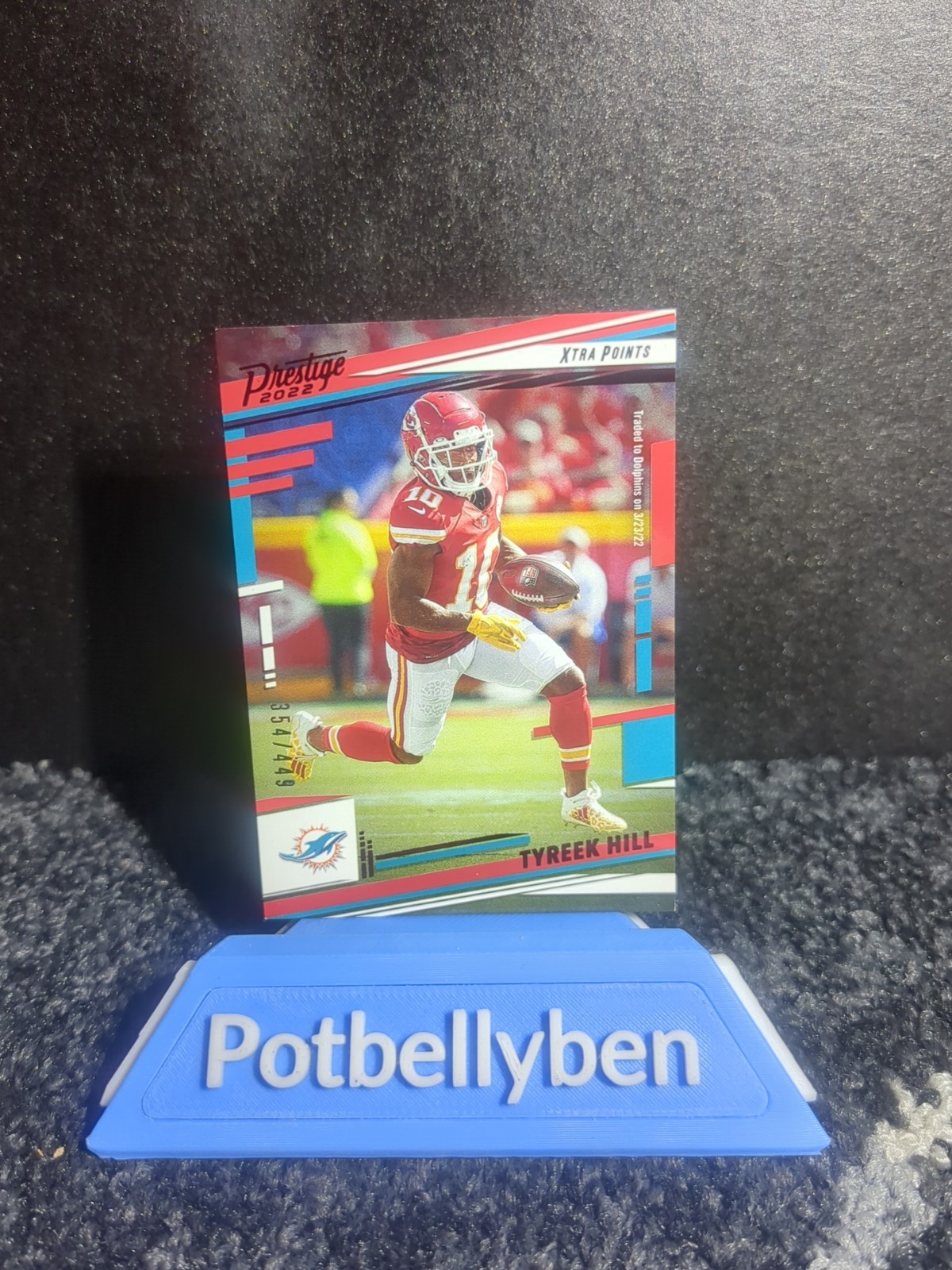 2022 Panini Prestige - Tyreek Hill #144 Xtra Points Premium Red 354/449