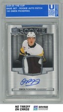 2024-25 Upper Deck The Cup Rookie Auto Patch Owen Pickering /249 #193 Pittsburgh