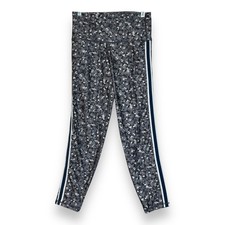 Aerie Chill Play Move 7/8 Leggings Women s Small High Rise Gray Side Stripes