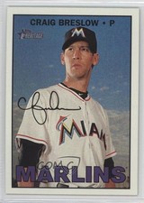 2016 Topps Heritage High Number Gum Damage Back Craig Breslow #569 g2l