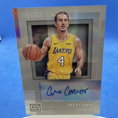 2017-18 Panini Status Alex Caruso Auto Signature. Rookie RC. Thunder/Lakers