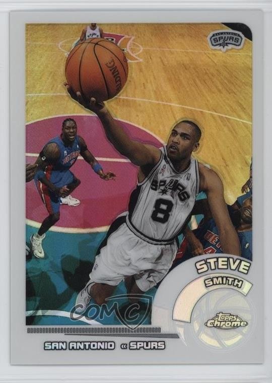 2002-03 Topps Chrome White Border Refractor 54/249 Steve Smith #112 v3r