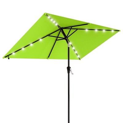 ebay patio umbrella lights Solar Patio Umbrella, 32 LED Lights, Market Shade, Tilt & Crank
