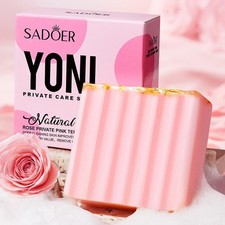 Rose Care Soap Gentle Exfoliating Feminine Cleansing Soap Soap Handmade J4D2