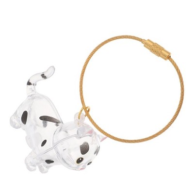  Cat Memorial Keychain Keepsake Pet Hair Container Cute Kawaii Keychains