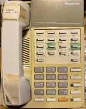 Panasonic Kx-T7050 Hybrid System Corded Telephone - White