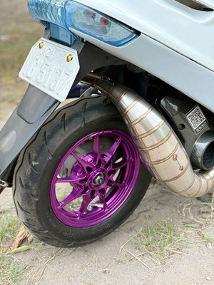Honda Dio Elite Aht Stainless Over The Tire Exhaust 90cc-130cc Af16 Af18