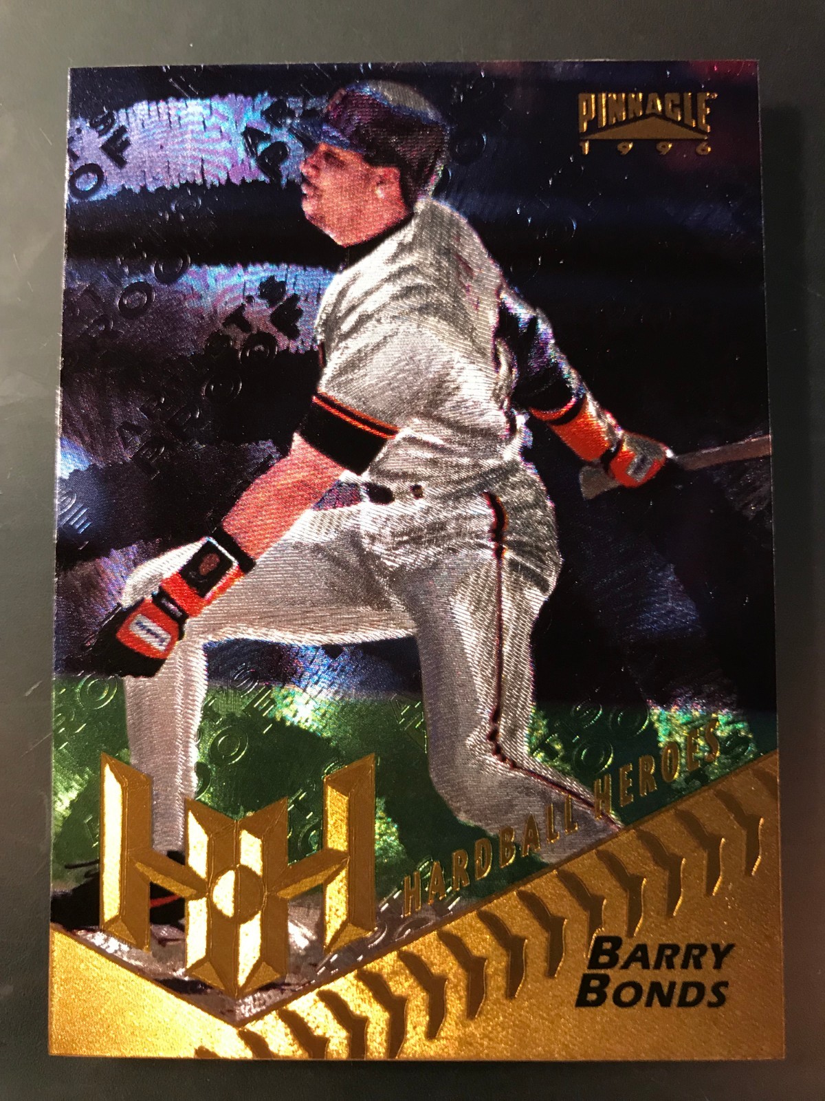 1996 PINNACLE BARRY BONDS STARBURST ARTIST PROOF #160