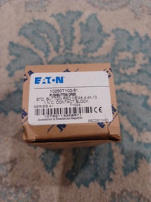 Eaton 10250T102-51 Cutler-Hammer Non-Illuminated Push Button, 30Mm, Metal