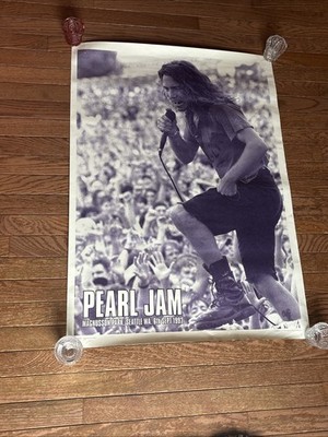 Original PEARL JAM Poster Magnusson Park Seattle Sept 1992 Eddie