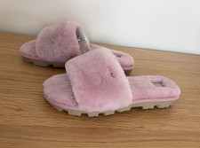 UGG Cozette Women’s Pink Fur Slider Slippers UK 6 EU 39 US 8 1100892