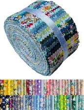 Jelly Roll Fabric 100 Cotton Quilting Fabric, 40 Pre-Cut Strips 2.5 x 44 Inch
