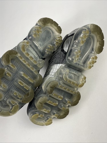 DS Nike Air VaporMax Flyknit 2 Herren Silber/Grau Luftpolster Schuhe Größe 8,5 - Bild 14 von 14