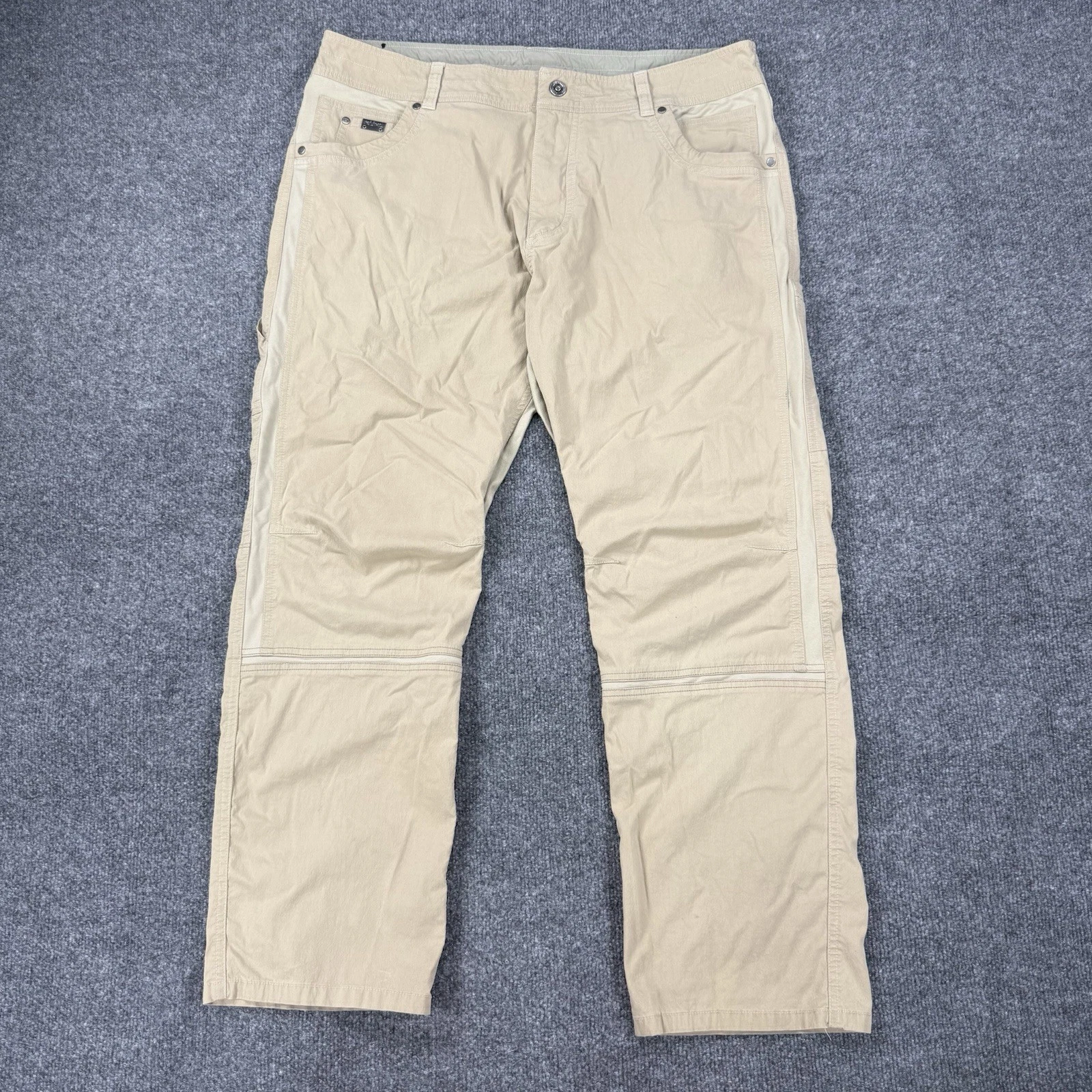 Kuhl Radikl Pants Mens 38x30 Beige Utility Outdoor Workwear Hiking