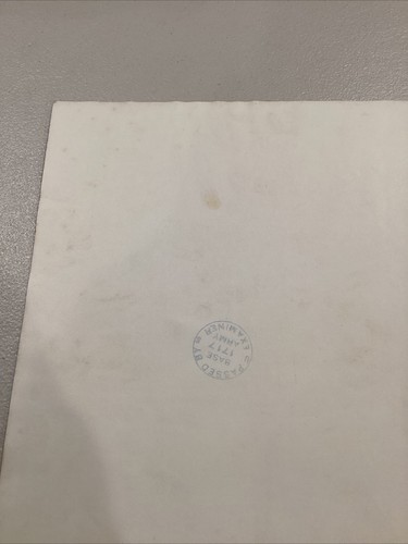 Mountain Top Scene Stamped Back Photo Base 1717 Army Examiner - Picture 9 of 9
