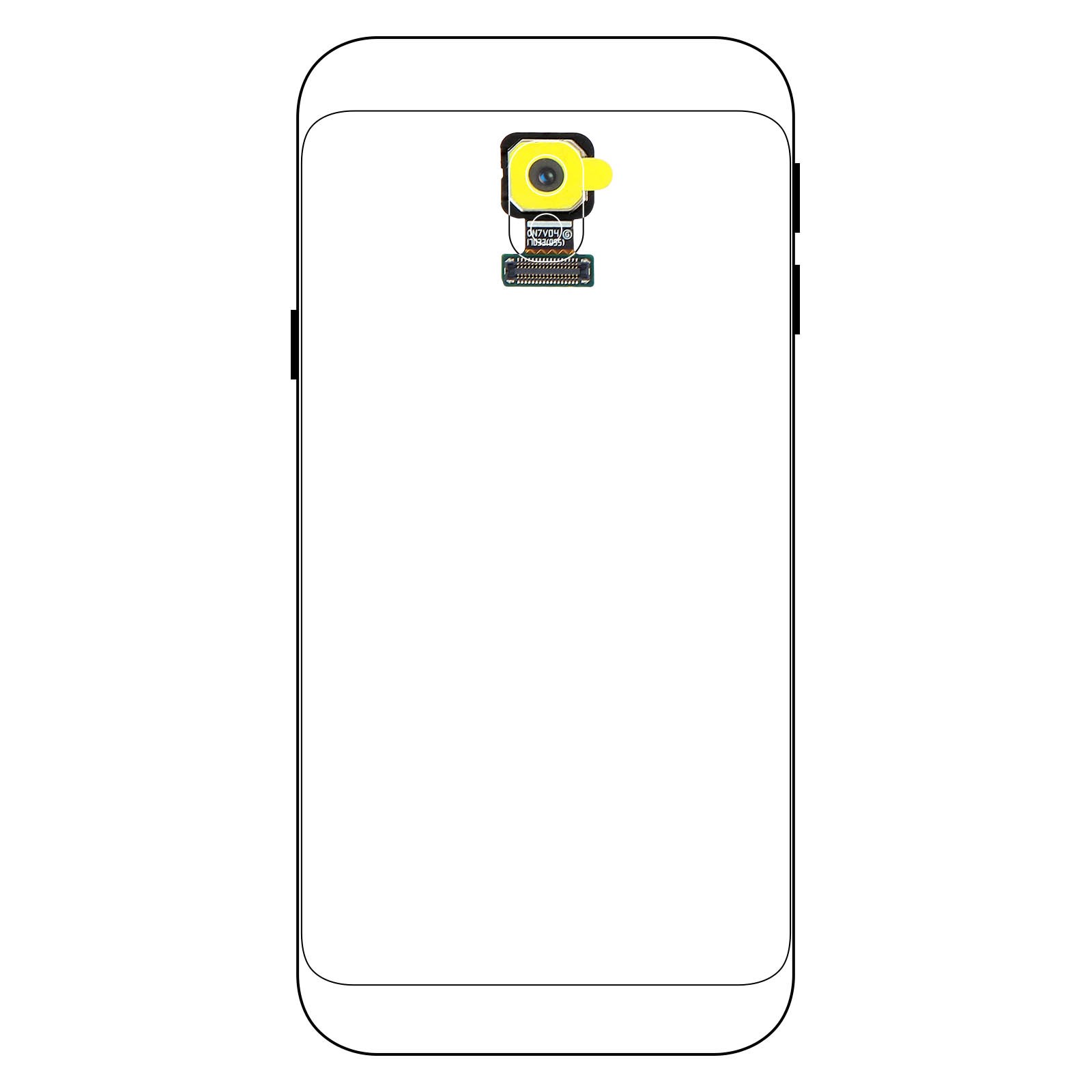 Caméra arrière de remplacement avec nappe pour Samsung Galaxy J7 2017