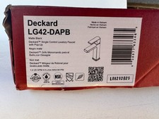 Pfister Deckard LG42-DAPB Single Handle Bathroom Faucet Matte Black Open Box