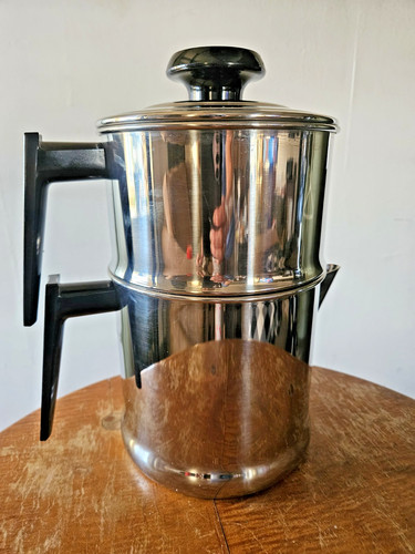 LIFETIME Drip-o-Lator Stainless Steel Nice 10 Cup Stove Top Coffee Maker T304