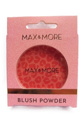 Max & More Blush Powder Puder Rouge 6g - WILD PINK