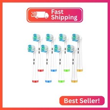 Toothbrush Heads for Oral B, 8 Pack Precision Clean Electric Toothbrush Replacem