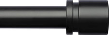 Curtain Rods for Windows 16 to 144 Inches Adjustable Length 1 Inch Diameter Wind