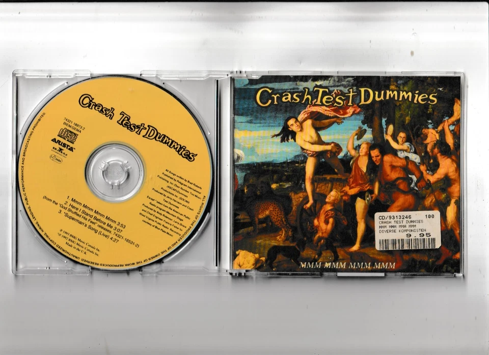 Crash Test Dummies - Mmm mmm mmm mmm (1993) [3 Track Maxi-CD . 3 Tracks ] - Bild 1 von 1