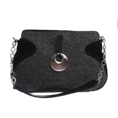 Handtasche Escada Grau Schwarz