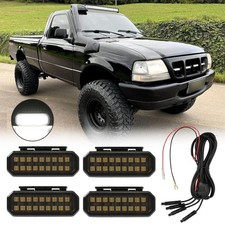 Luz LED de rejilla delantera blanca estilo Raptor para Ford Ranger 2022-2025 4 piezas