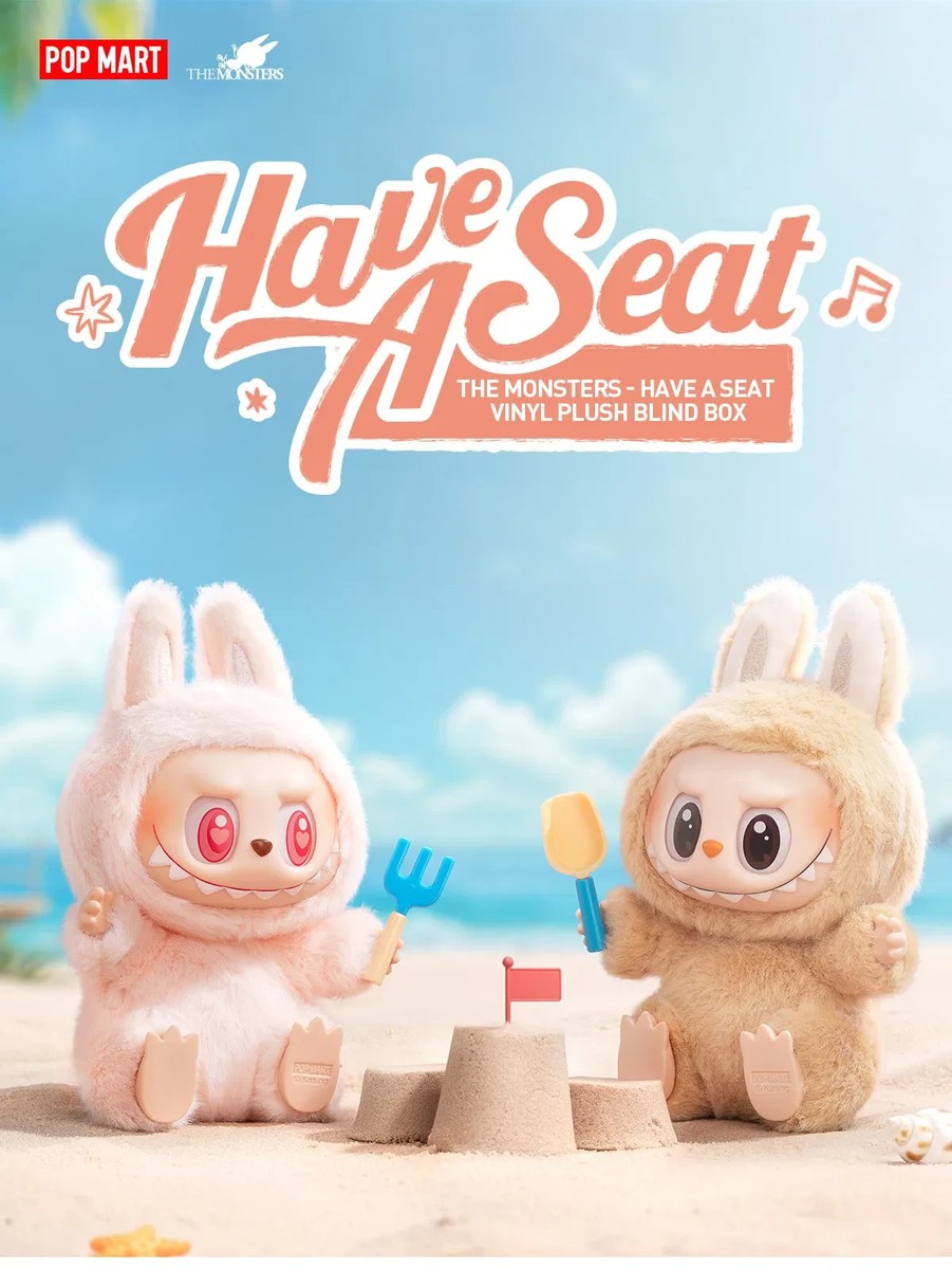 POP MART Labubu The Monsters Have A Seat Series Vinyl Plush Doll
