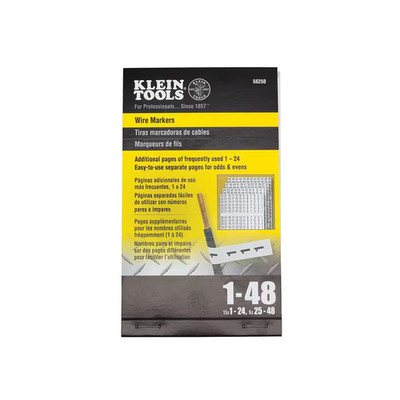 Wire Marker Book, 1-48