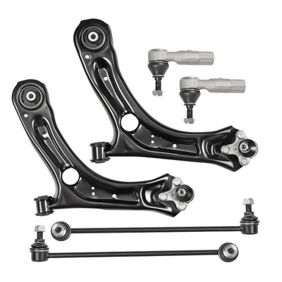 Front Lower Control Arms w/Ball Joint Tie Rods for 2012 - 2022 Passat Beetle FWD