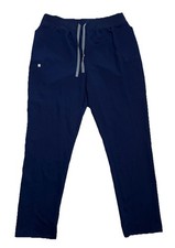 Figs Technical Collection Scrub Pants Women Blue Cargo Pockets 1000977T XL/T